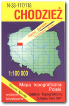 Mapa topograficzna Polski