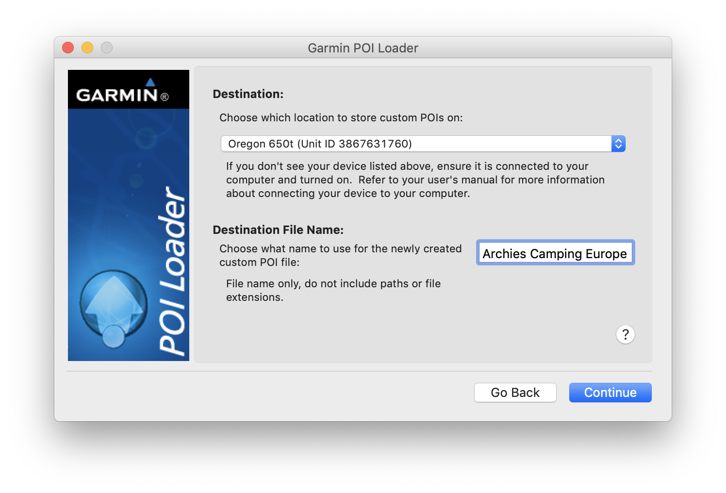Dialogue box